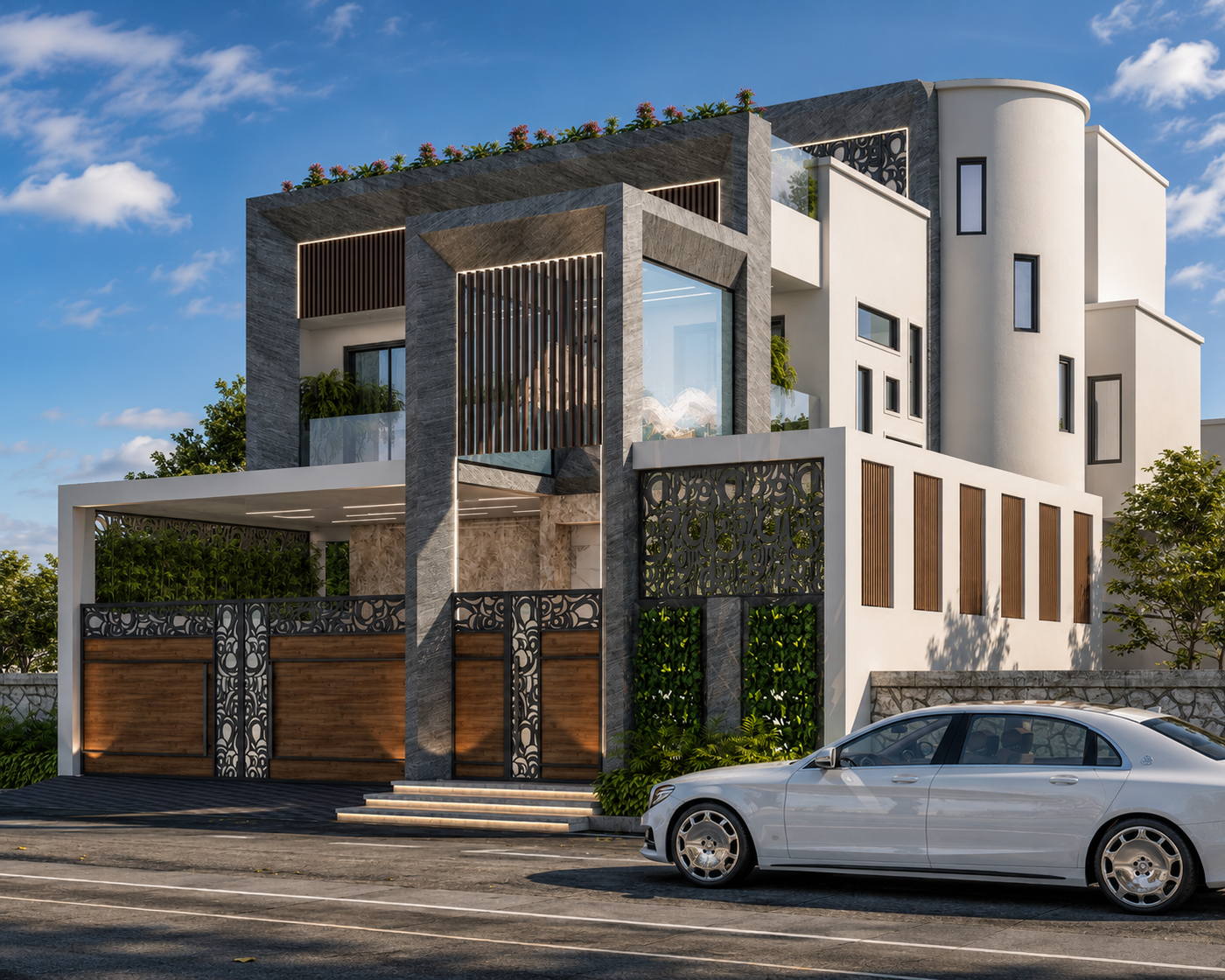 Vedha Villa, illam e day view