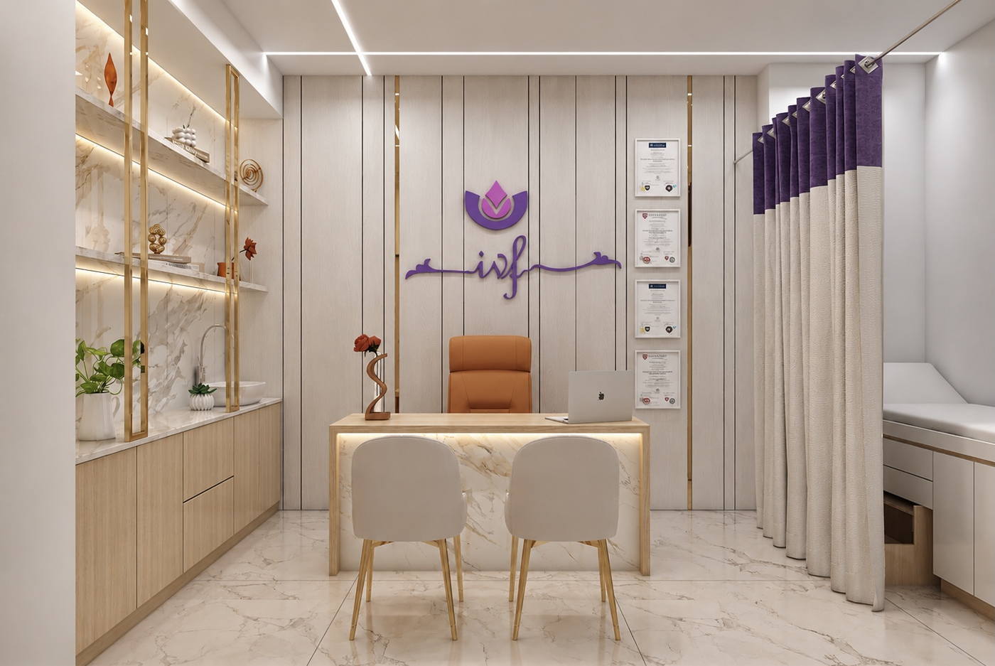 Velammal Hospital, ivf consultation room