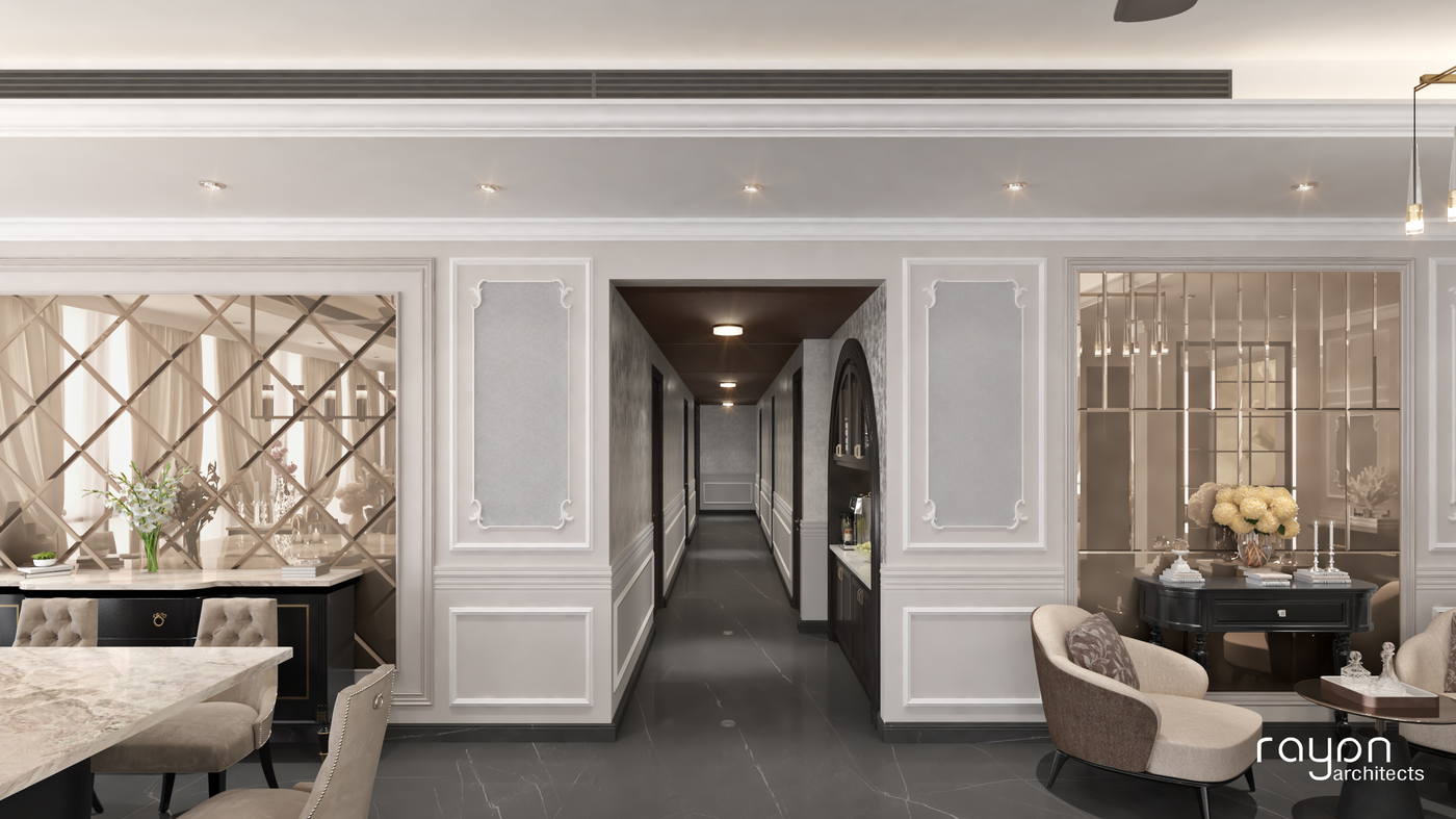 Vijay Metha Residence, living