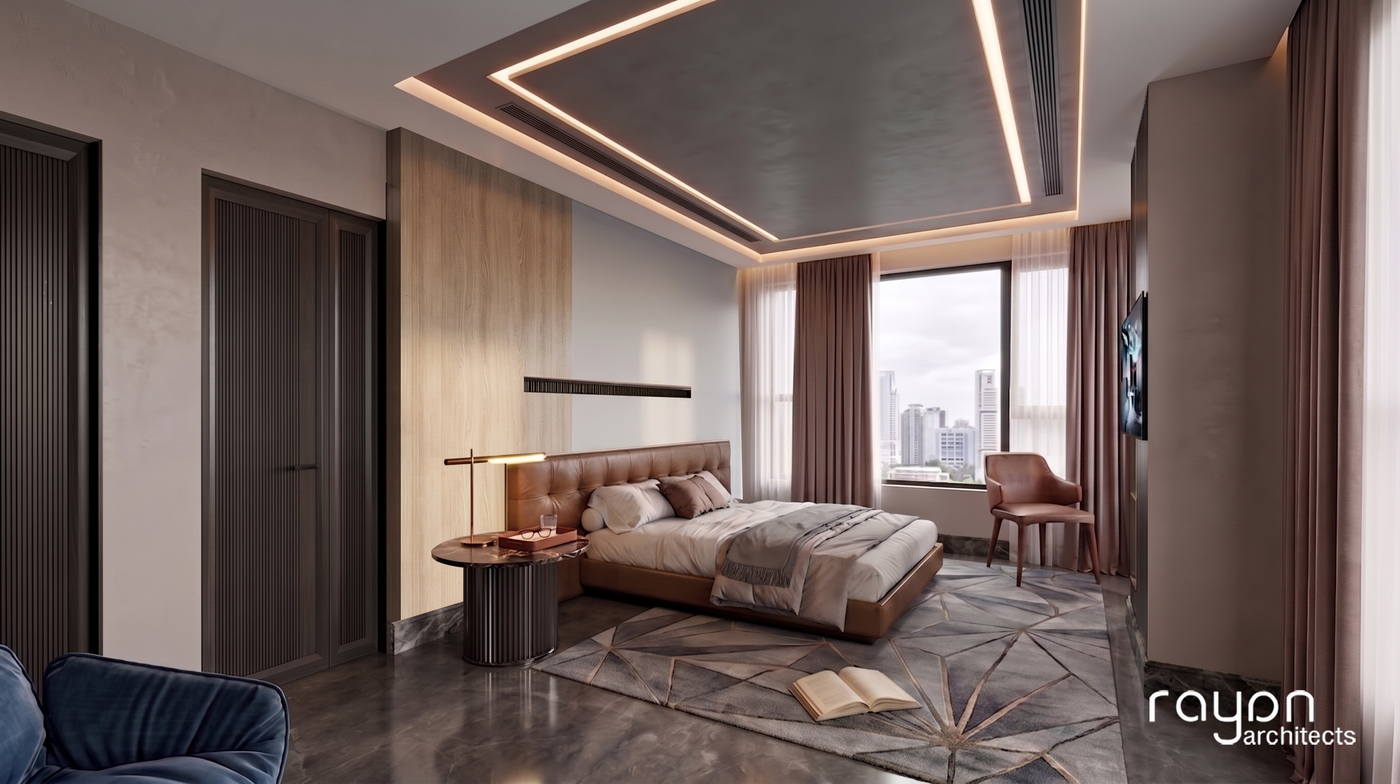 Zahir Apartment, master bedroom